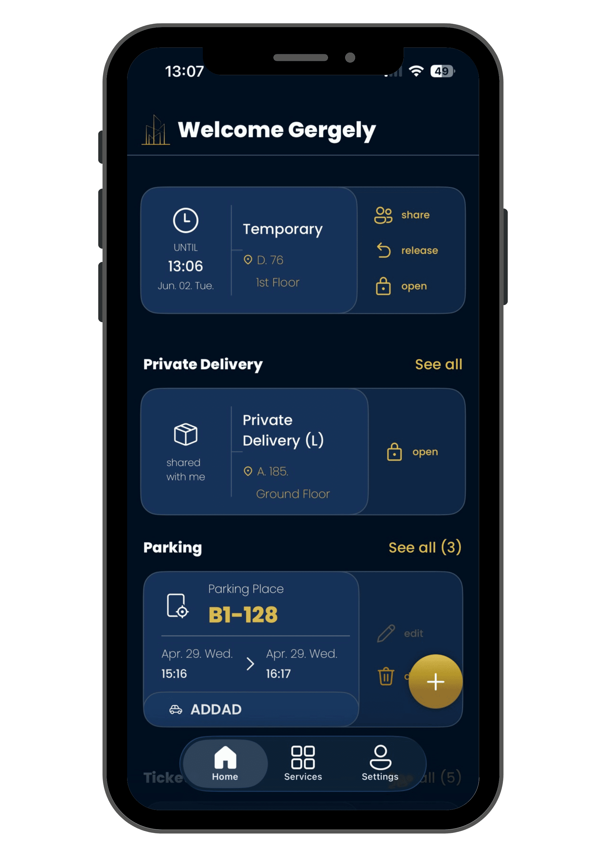 NEOX App Services Dashboard